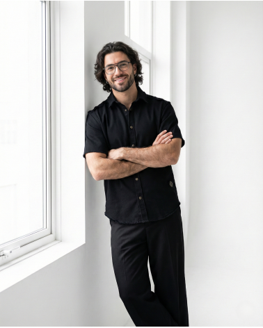 Jeanshemd mit Fransen