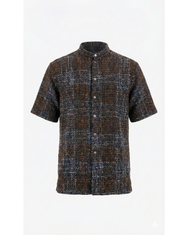 Wollhemd mit Druckknöpfen