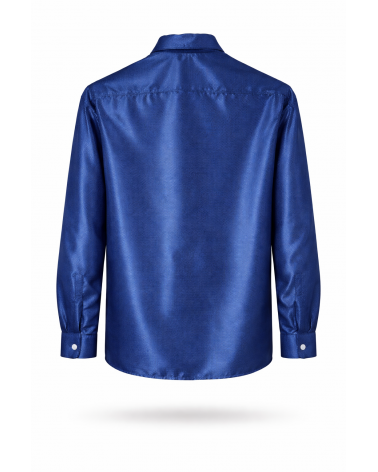 Metallic Hemd mit Struktur