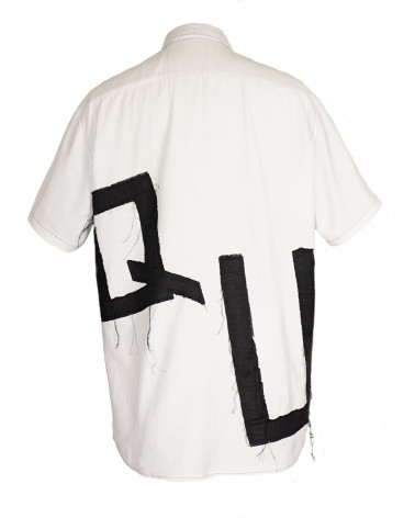 NAQULI Art Hemd mit Aufschrift