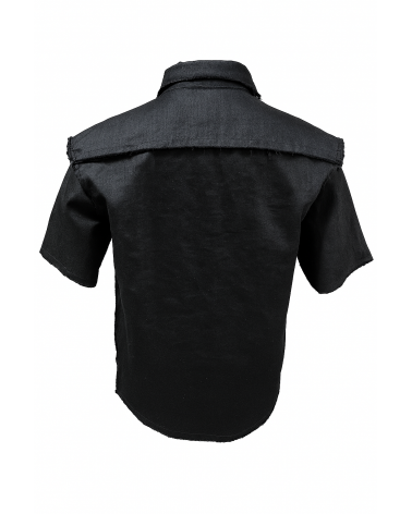 Jeanshemd mit Fransen